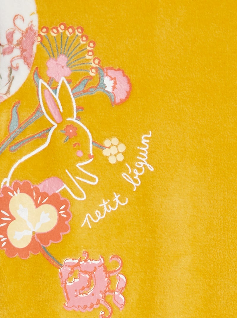 Pyjama dors-bien à imprimé JAUNE - Kiabi