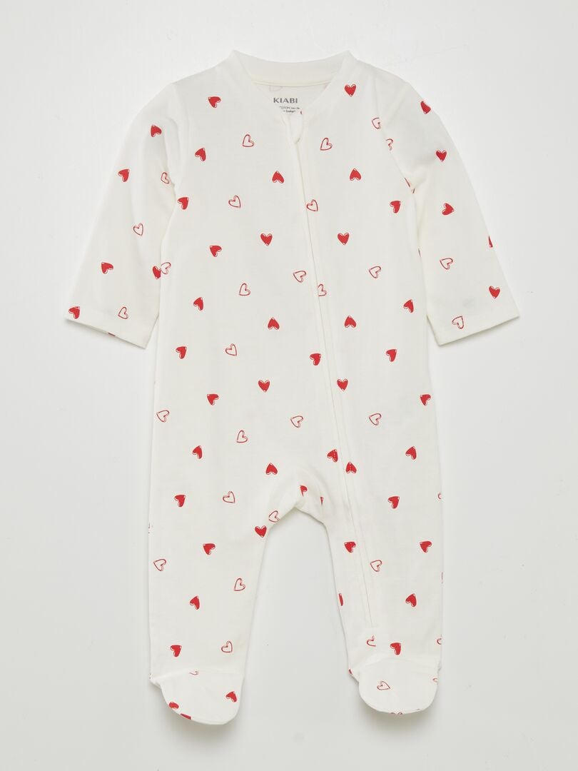 Pyjama dors-bien à motif Blanc - Kiabi
