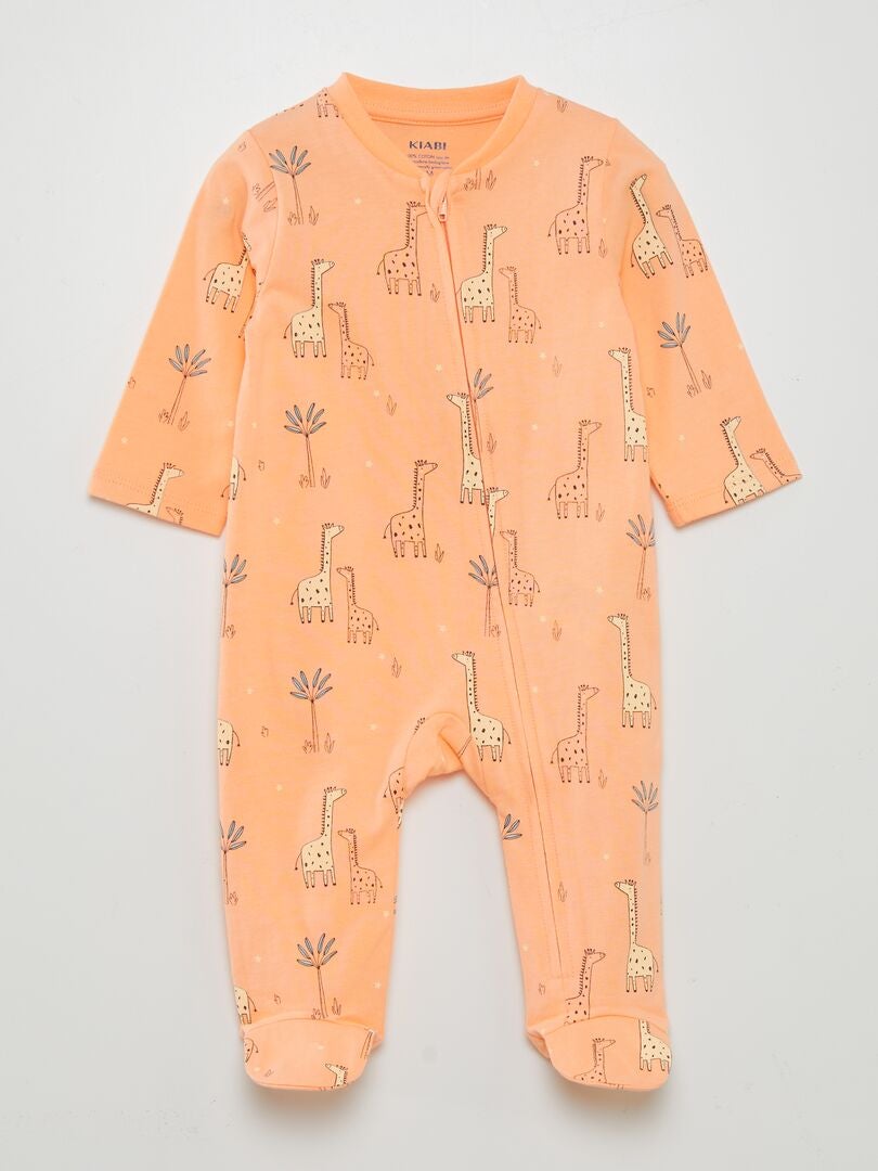Pyjama dors-bien à motif Orange - Kiabi