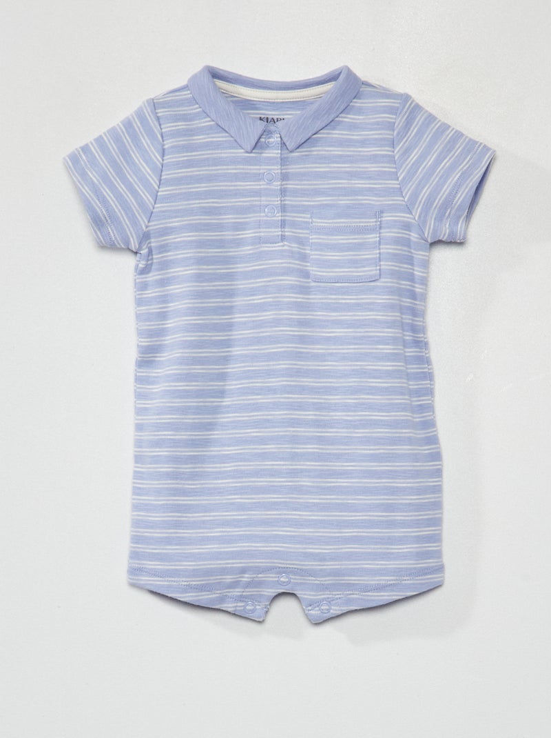 Pyjama dors-bien à rayures Bleu - Kiabi