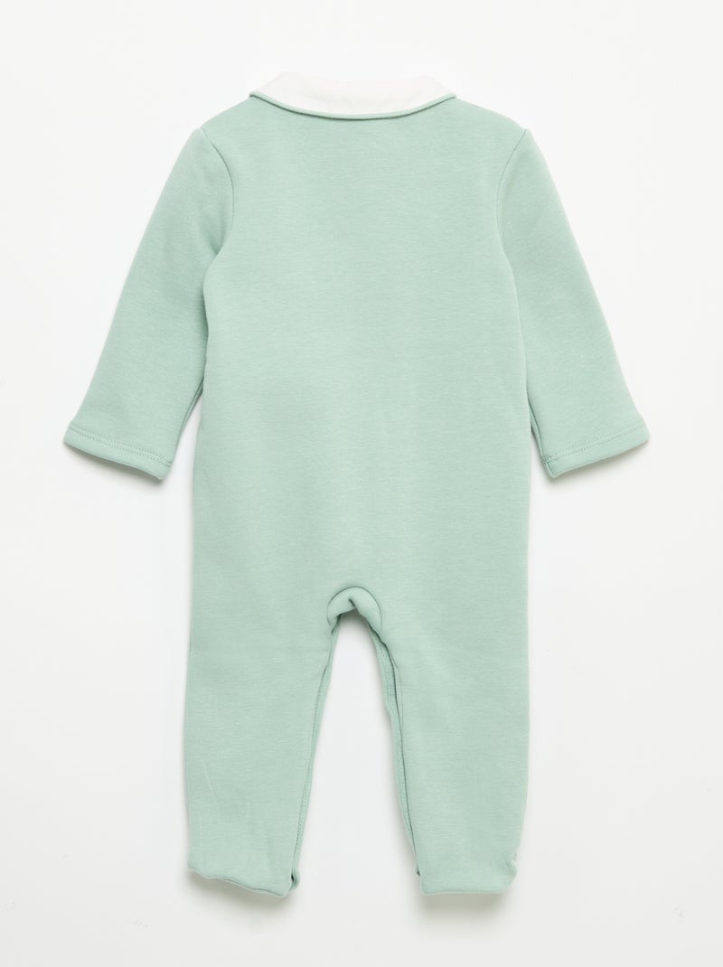Pyjama dors bien avec col Blanc - Kiabi