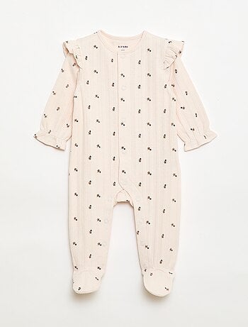 Pyjama dors bien avec ouverture sur le devant