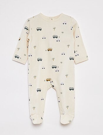 Pyjama dors bien avec pieds à motifs
