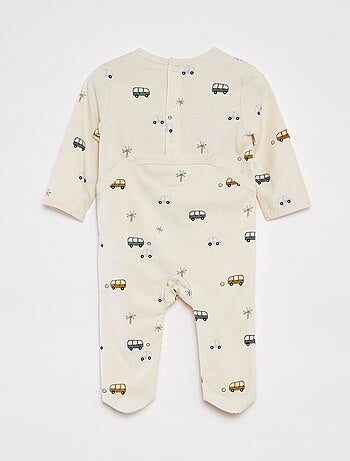Pyjama dors bien avec pieds à motifs