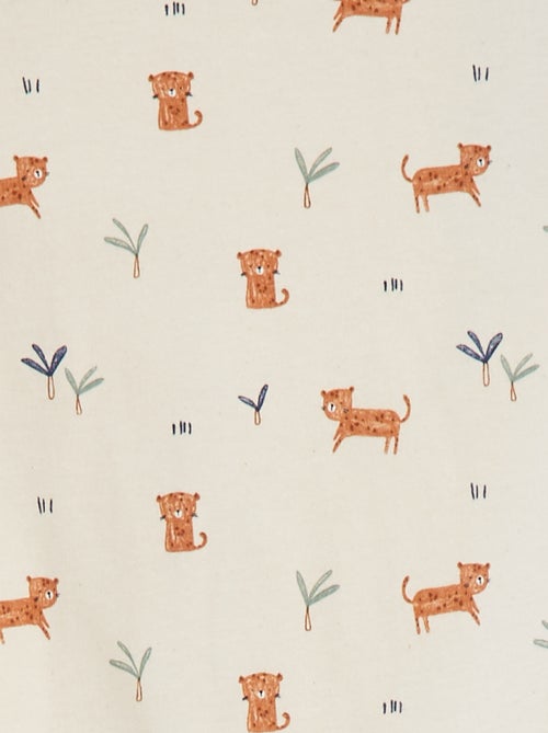 Pyjama dors bien avec pieds à motifs - Kiabi