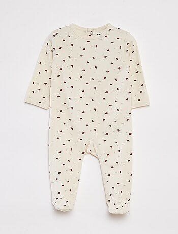 Pyjama dors bien avec pieds à motifs