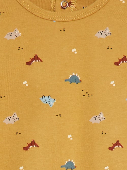 Pyjama dors bien avec pieds à motifs - Kiabi