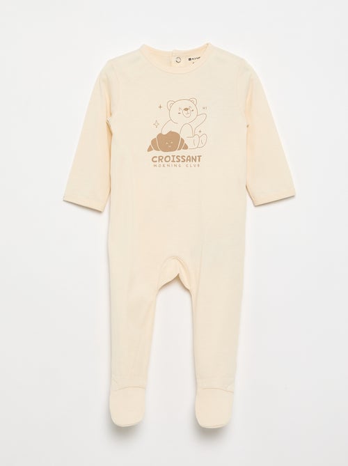 Pyjama dors bien avec pieds - Kiabi Pyjama dors bien avec pieds - Kiabi