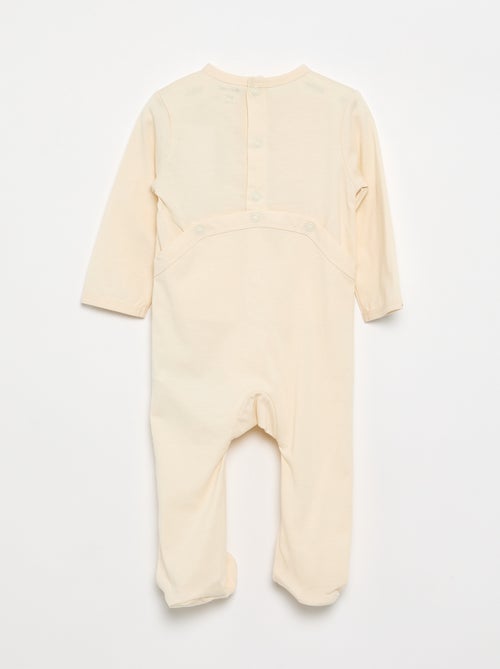 Pyjama dors bien avec pieds - Kiabi Pyjama dors bien avec pieds - Kiabi