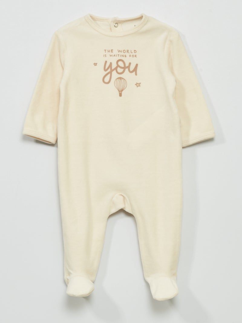 Pyjama dors-bien Beige - Kiabi