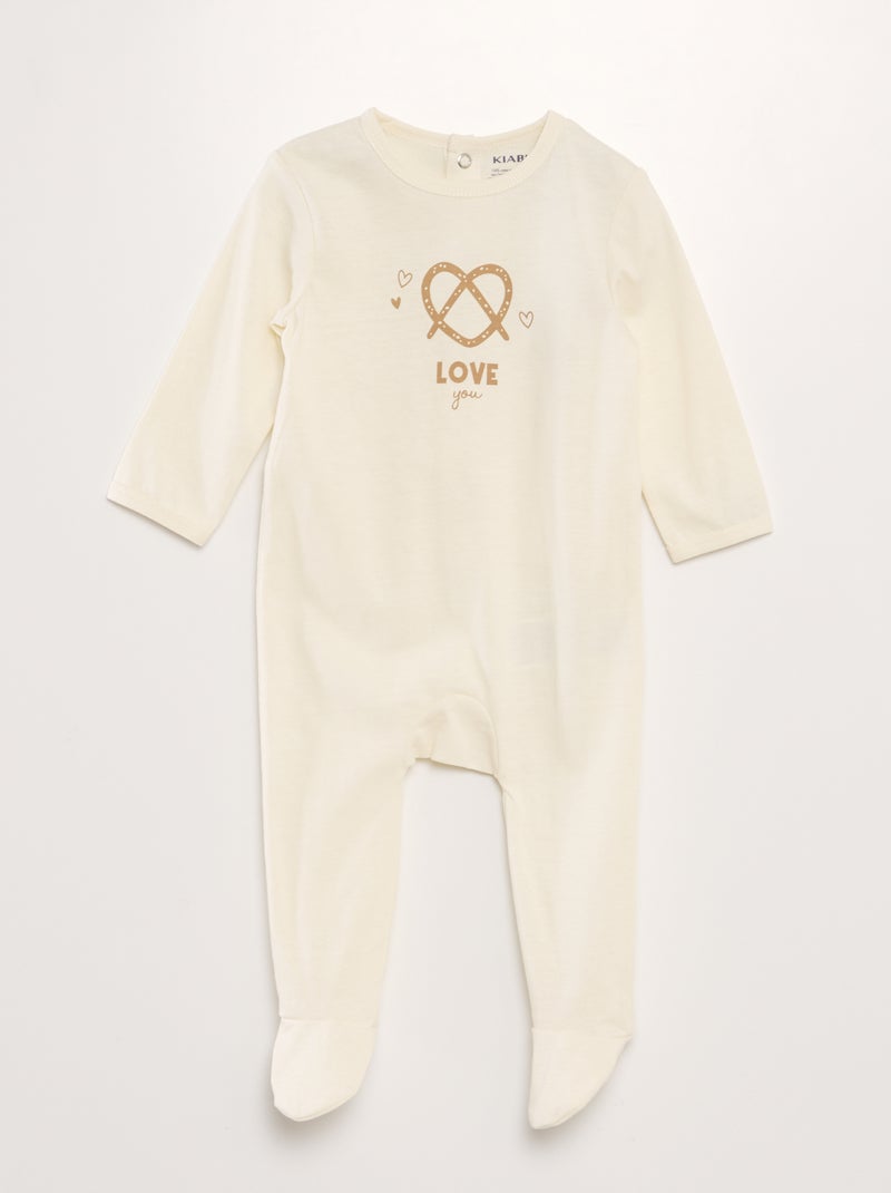 Pyjama dors-bien Beige - Kiabi