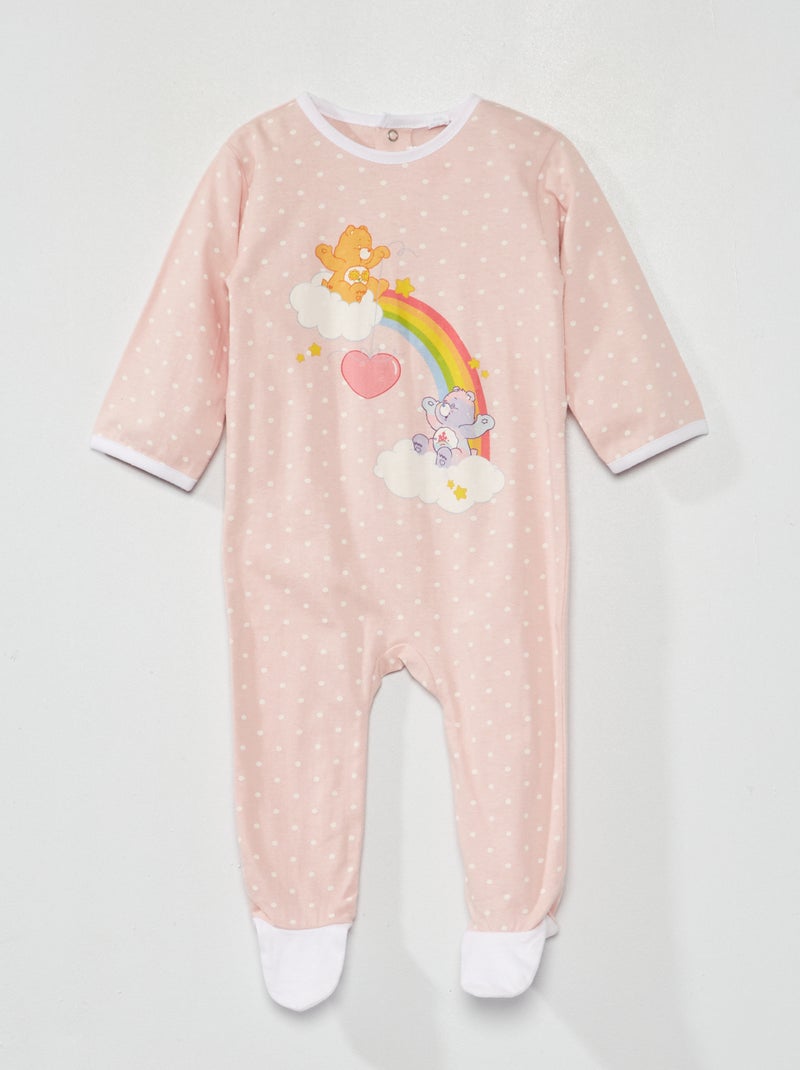Pyjama dors-bien 'Bisounours' Rose - Kiabi