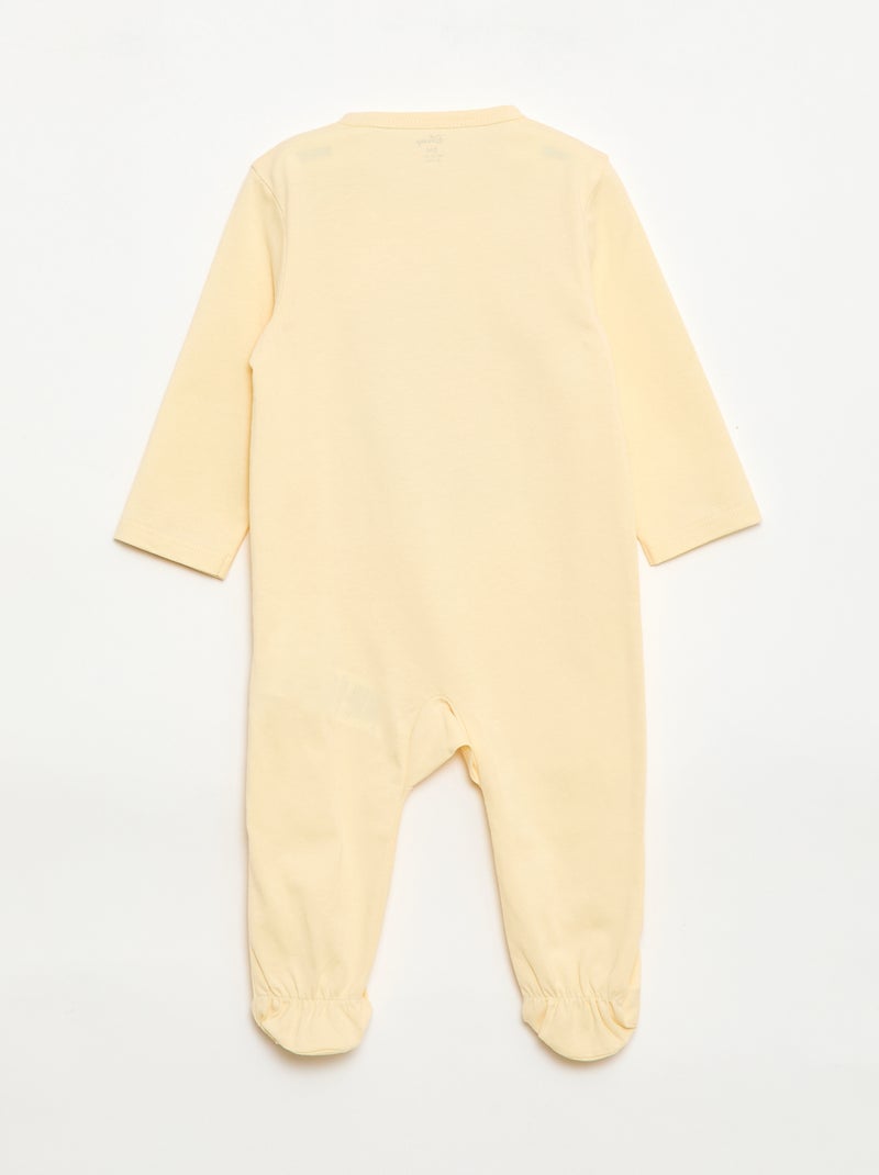 Pyjama dors bien 'Disney' en coton Jaune - Kiabi