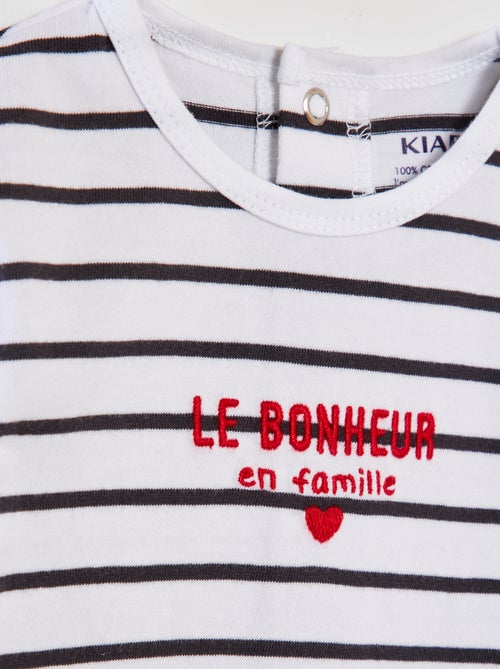 Pyjama dors-bien en coton - Kiabi