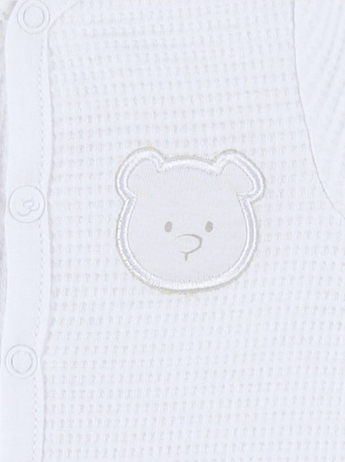 Pyjama dors-bien en coton brodé Noukie's - Kiabi