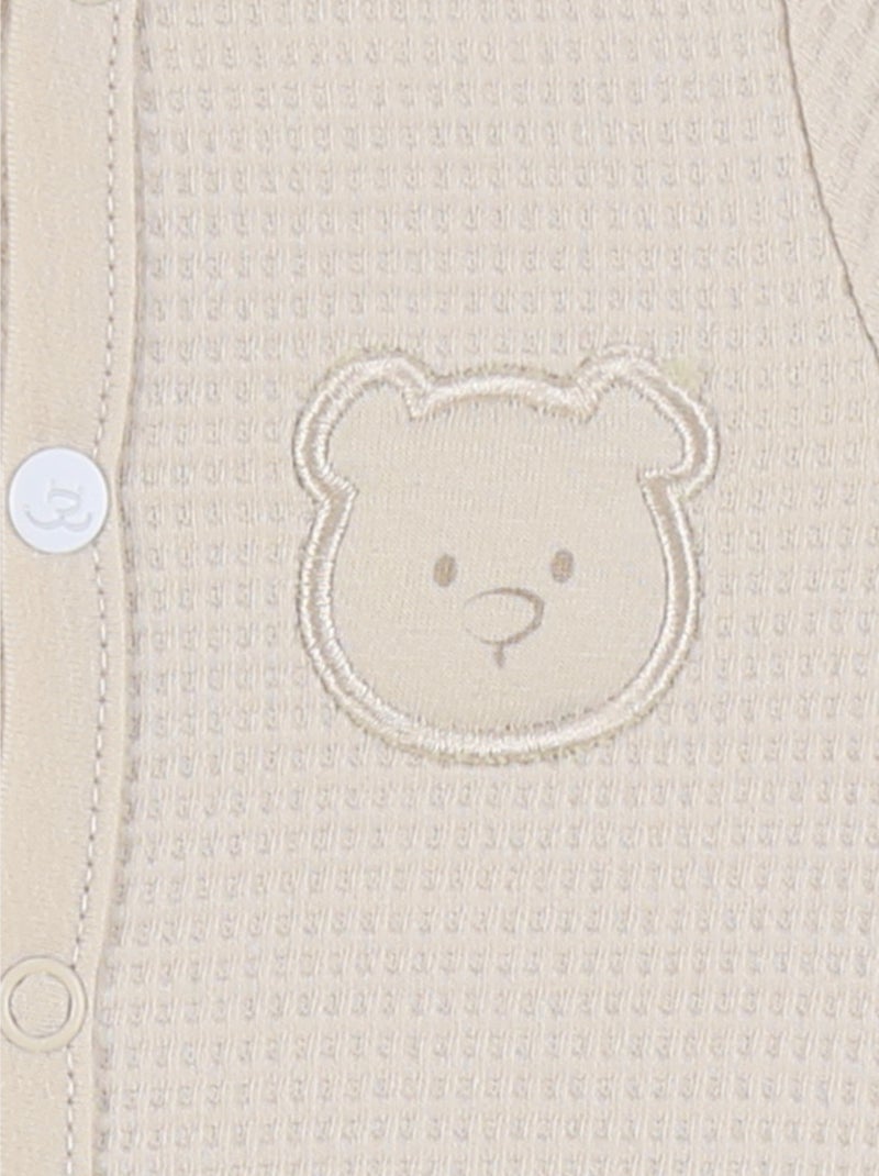 Pyjama dors-bien en coton Noukie's Beige - Kiabi