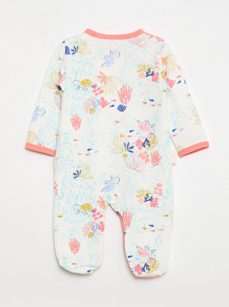 Pyjama dors bien en coton 'Petit Béguin' Rose - Kiabi