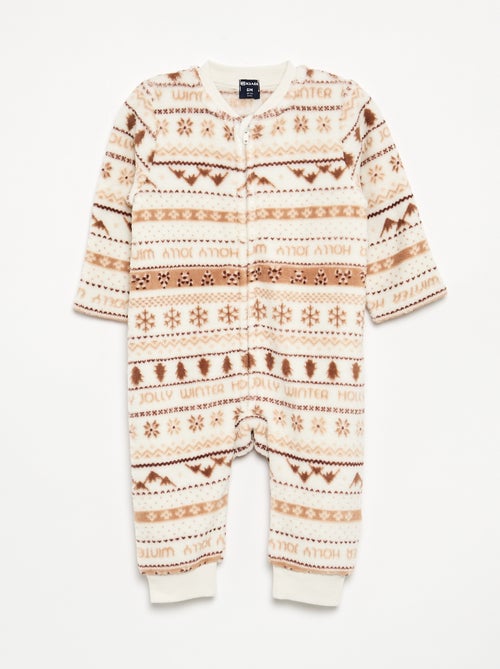 Pyjama dors bien en polaire - Kiabi Pyjama dors bien en polaire - Kiabi