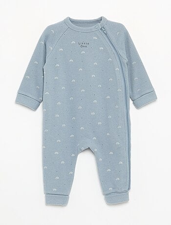 Pyjama dors bien en velours à manches longues et sans pieds
