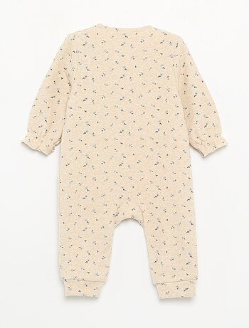 Pyjama dors bien en velours à manches longues sans pieds