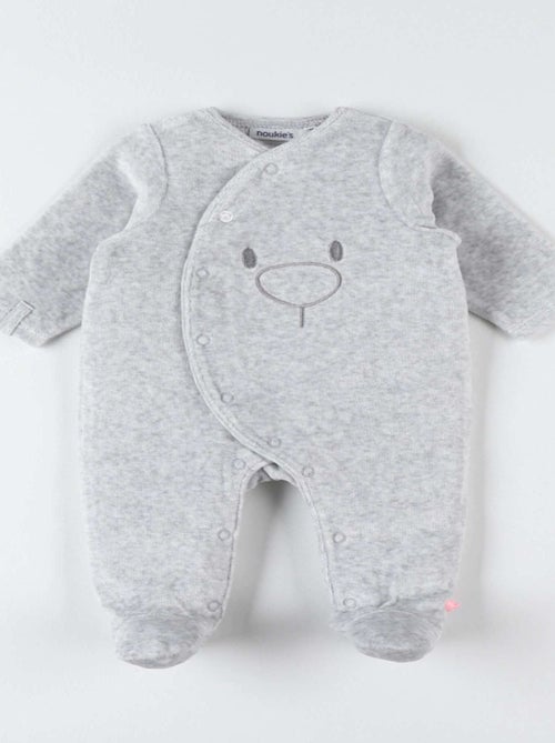 Pyjama dors-bien en velours chiné Noukie's - Kiabi Pyjama dors-bien en velours chiné Noukie's - Kiabi