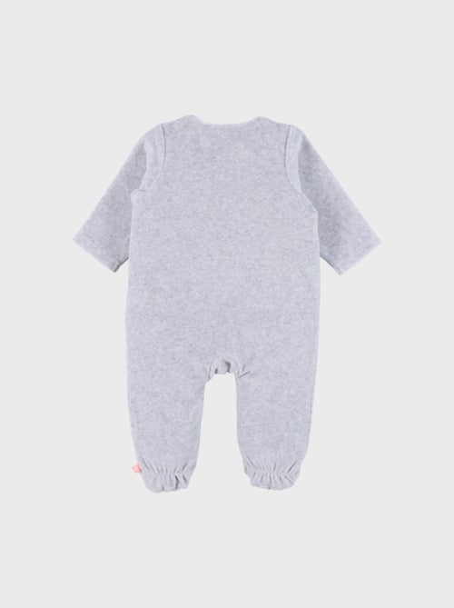 Pyjama dors-bien en velours chiné Noukie's - Kiabi