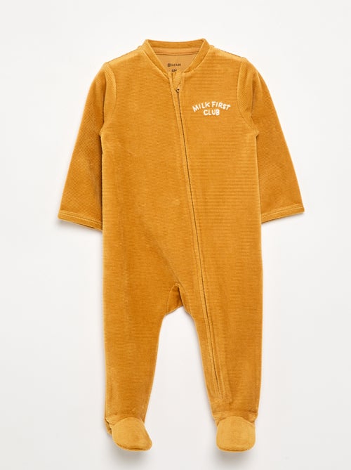 Pyjama dors bien en velours - Kiabi Pyjama dors bien en velours - Kiabi