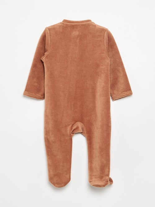 Pyjama dors bien en velours - Kiabi Pyjama dors bien en velours - Kiabi