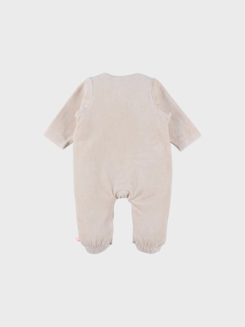Pyjama dors-bien en velours Noukie's - Kiabi
