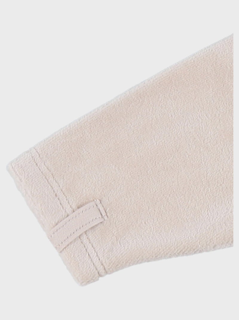Pyjama dors-bien en velours Noukie's Beige - Kiabi