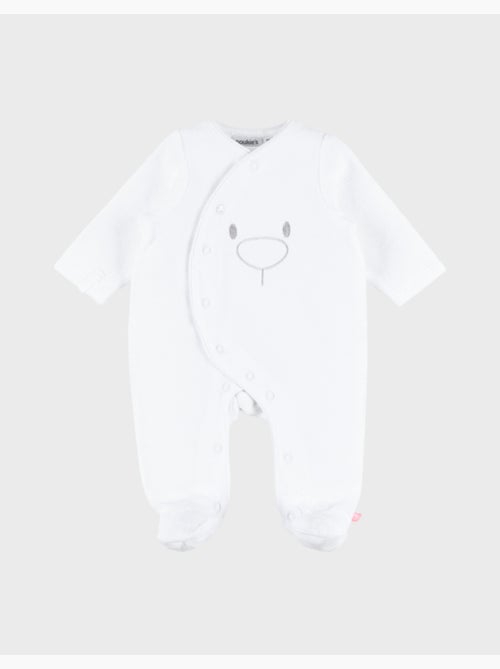Pyjama dors-bien en velours Noukie's - Kiabi