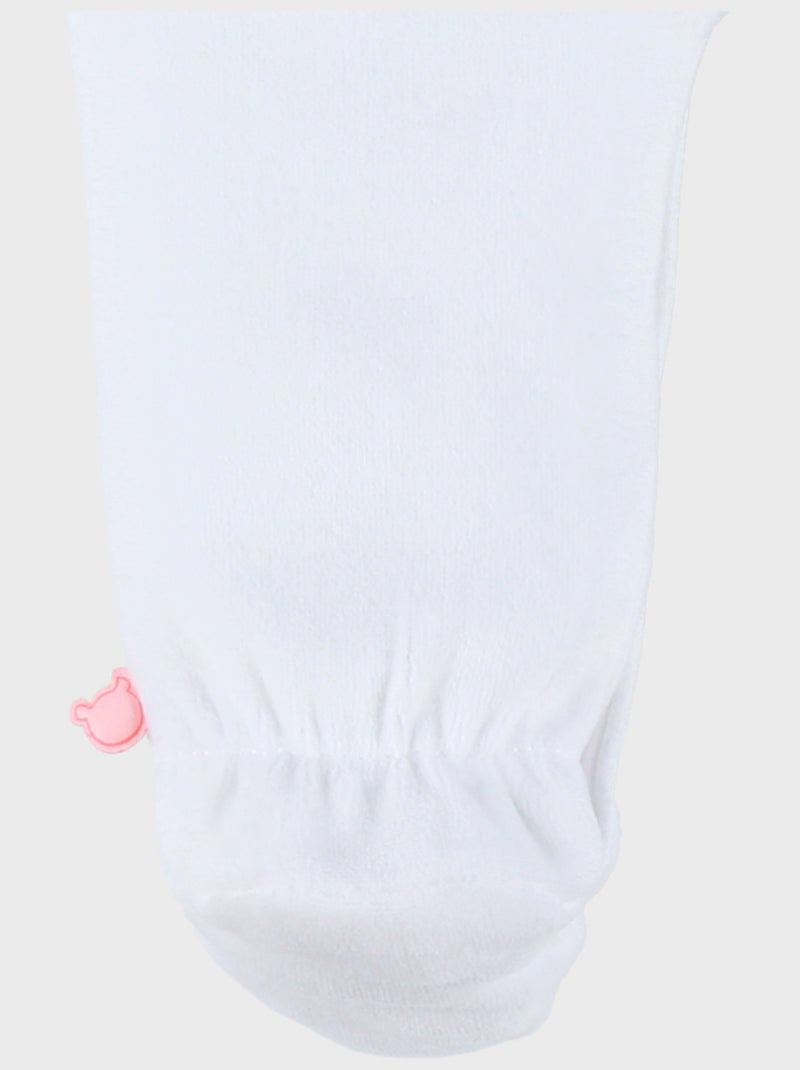 Pyjama dors-bien en velours Noukie's Blanc - Kiabi
