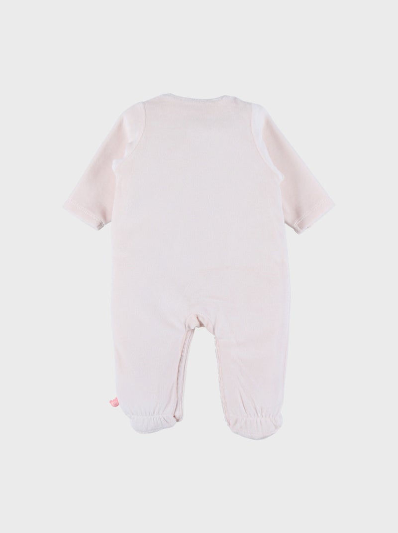 Pyjama dors-bien en velours Noukie's Rose - Kiabi
