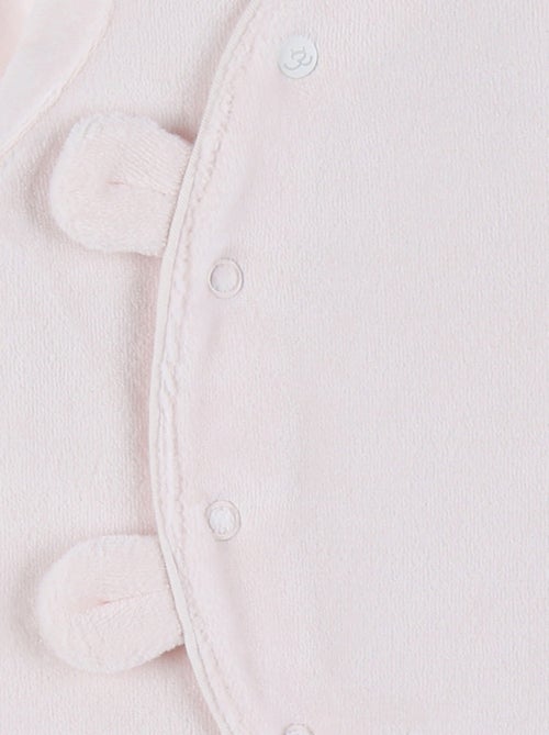 Pyjama dors-bien en velours Noukie's - Kiabi