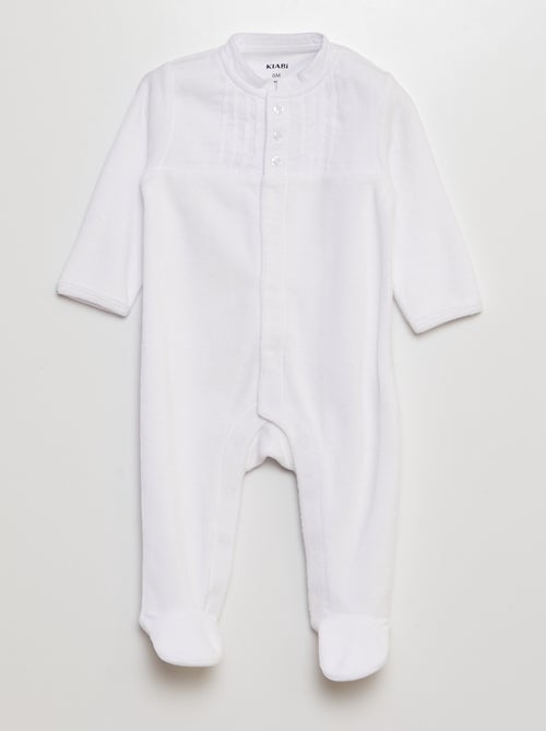 Pyjama dors-bien en velours pour cérémonie - Kiabi