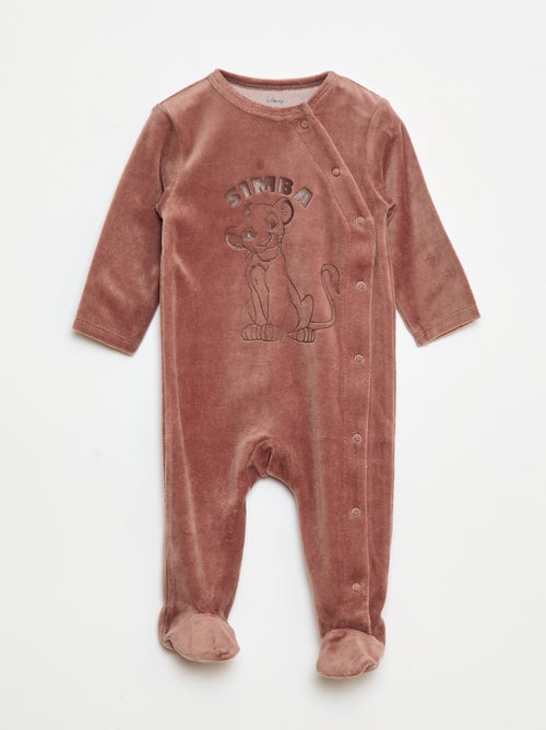 Pyjama dors-bien en velours 'Simba' 'Disney' - Kiabi