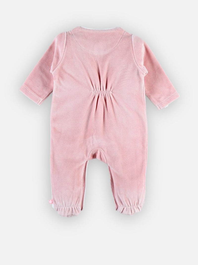 Pyjama dors-bien girafe en velours, Noukie's Rose - Kiabi