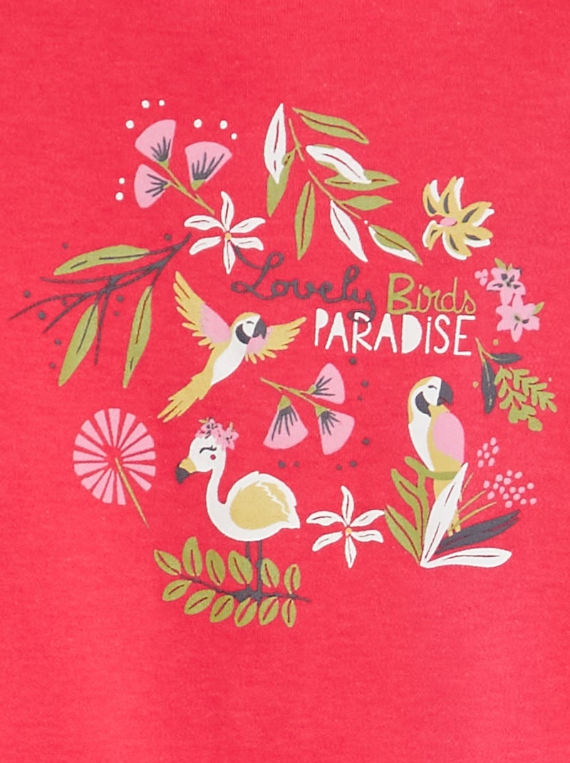 Pyjama dors-bien imprimé ROSE - Kiabi