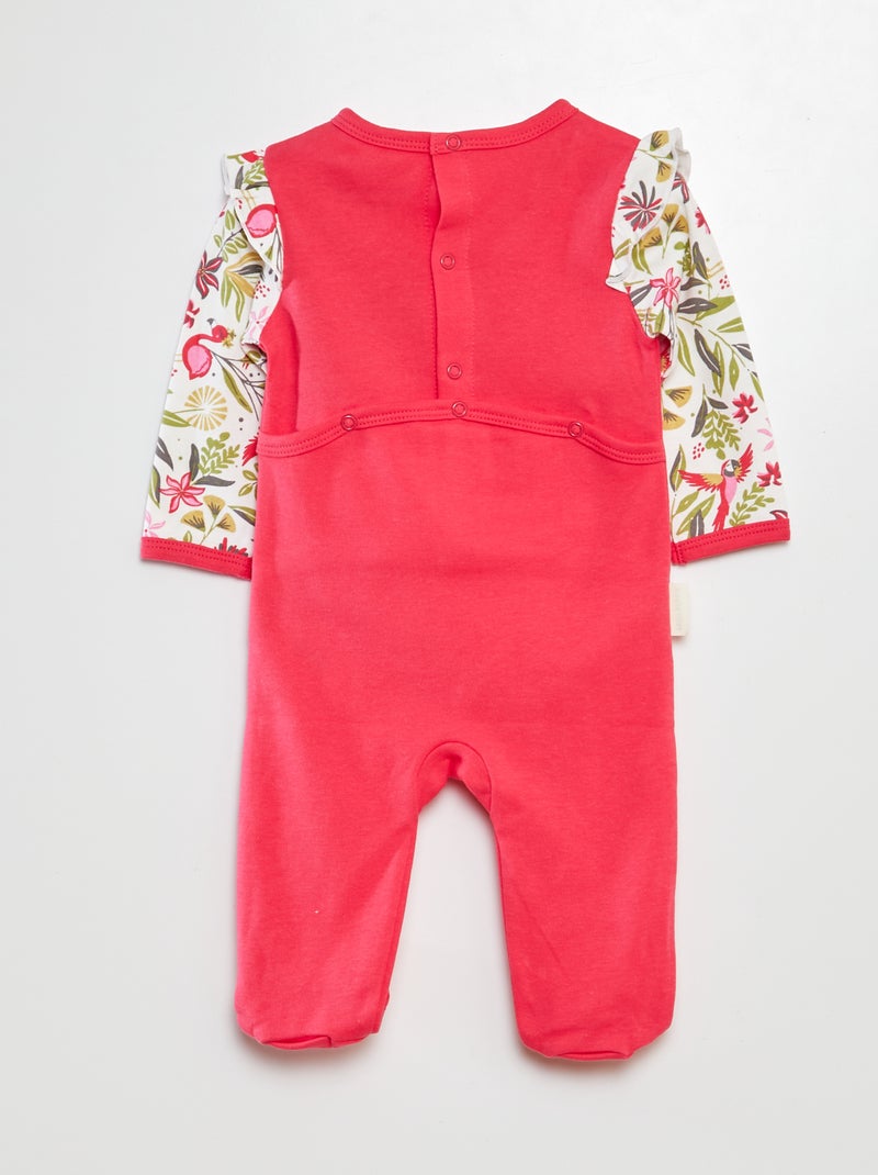 Pyjama dors-bien imprimé ROSE - Kiabi