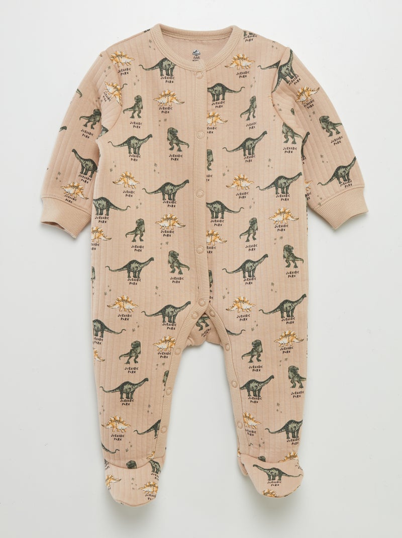 Pyjama dors bien 'Jurassic Park' Beige - Kiabi