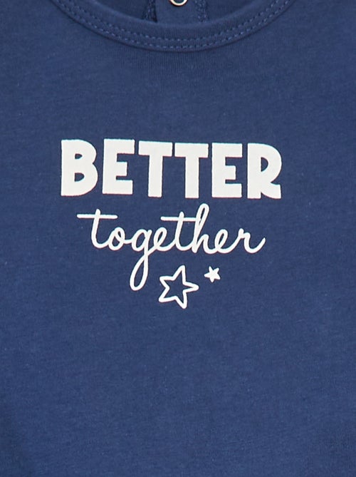 Pyjama dors bien léger avec pieds - Kiabi