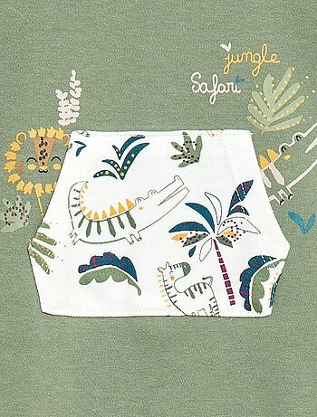 Pyjama dors bien léger avec poche kangourou