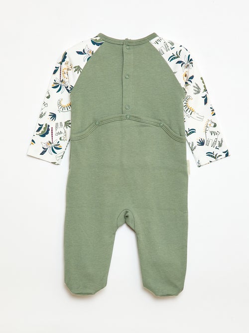 Pyjama dors bien léger avec poche kangourou - Kiabi