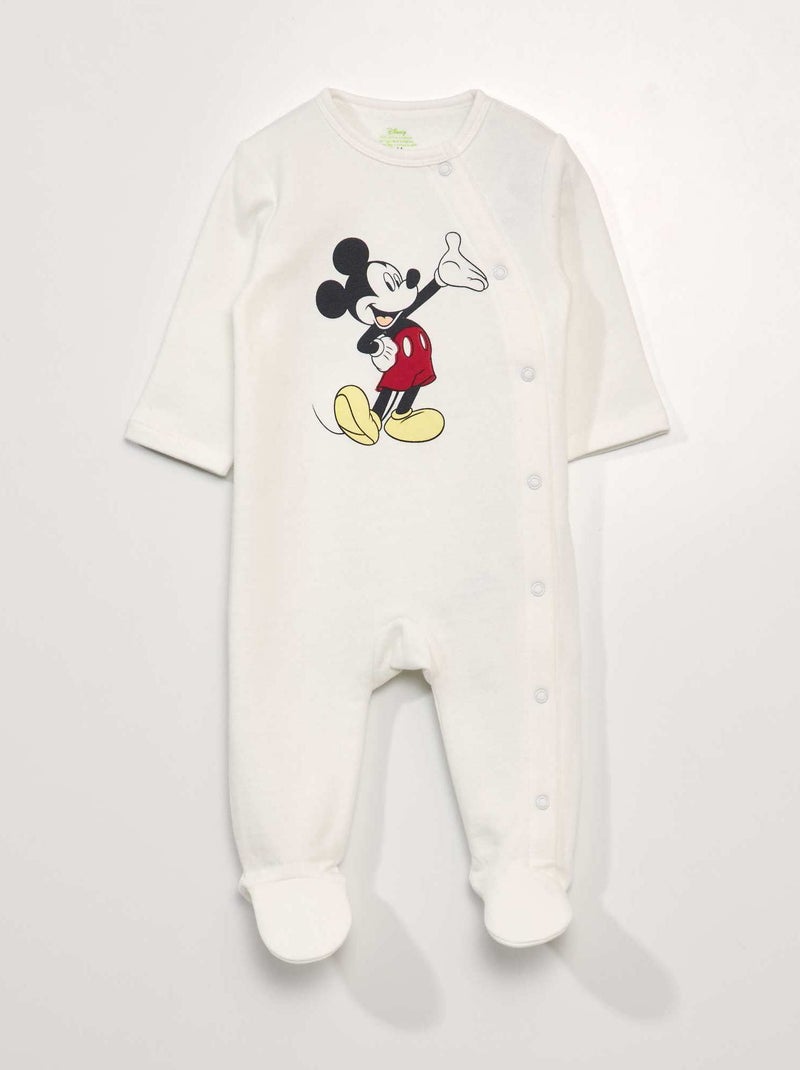 Pyjama dors-bien 'Mickey' Blanc Mickey - Kiabi