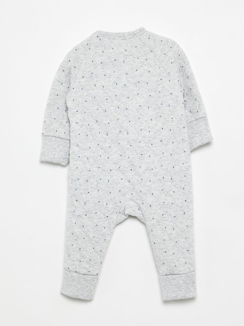Pyjama dors bien molletonné Gris - Kiabi