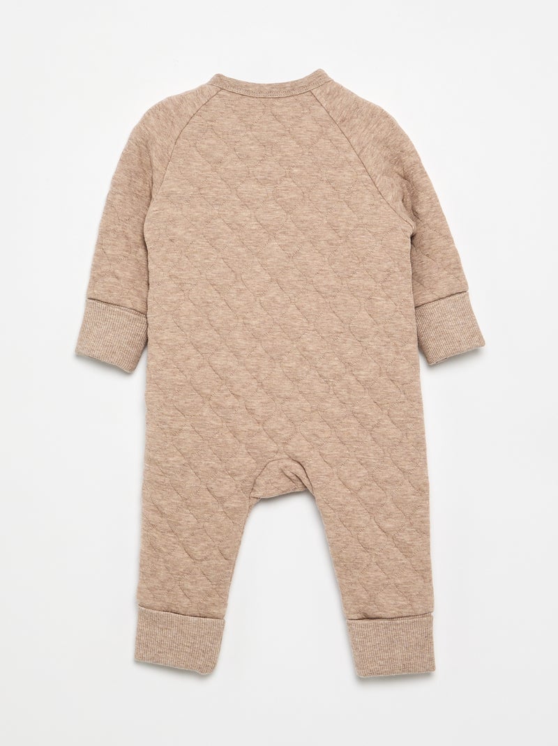 Pyjama dors bien molletonné Marron - Kiabi