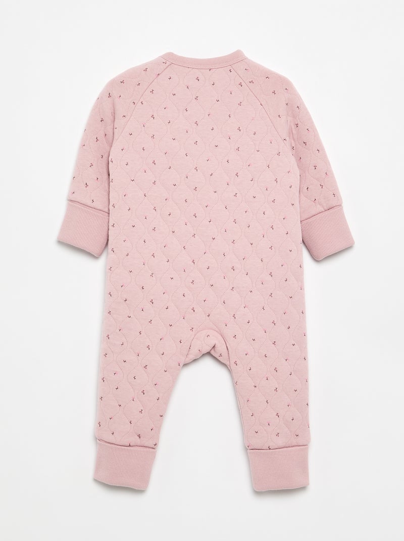 Pyjama dors bien molletonné Rose - Kiabi