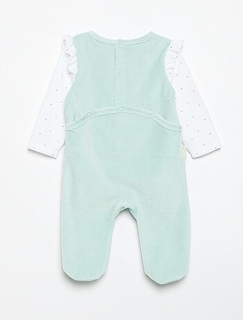 Pyjama dors bien 'Petit Béguin' avec volants aux épaules
