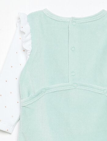 Pyjama dors bien 'Petit Béguin' avec volants aux épaules