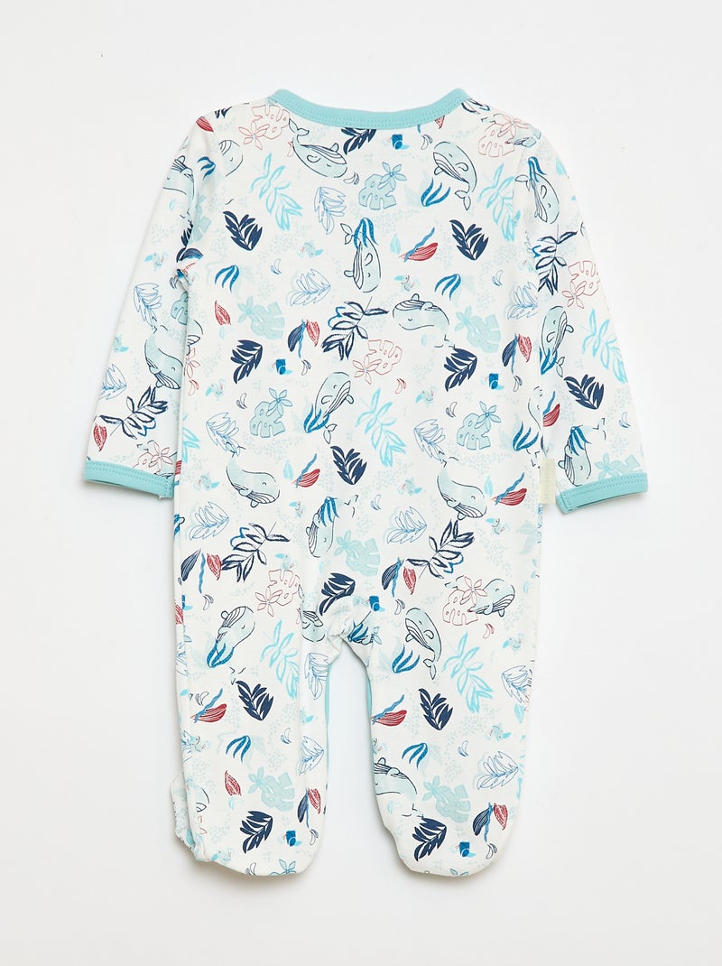 Pyjama dors bien 'Petit Béguin' Bleu - Kiabi